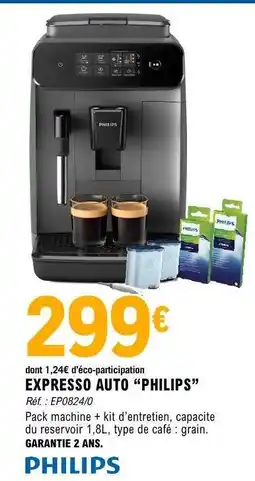 E.Leclerc EXPRESSO AUTO 'PHILIPS' offre