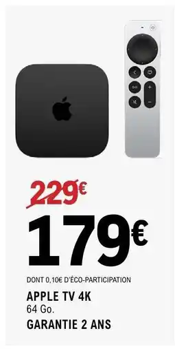 E.Leclerc APPLE TV 4K offre