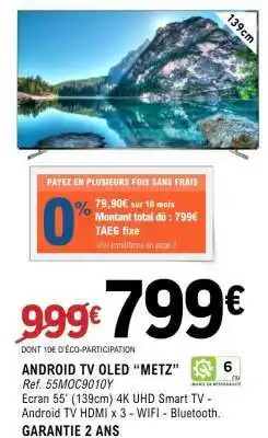 E.Leclerc ANDROID TV OLED METZ offre