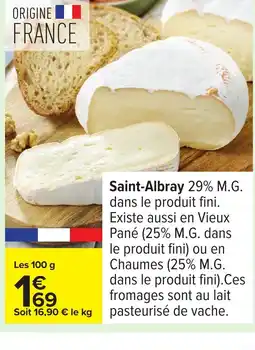 Carrefour Saint-Albray offre