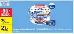 Carrefour PAYSAN BRETON Fromage fouetté Madame Loik offre
