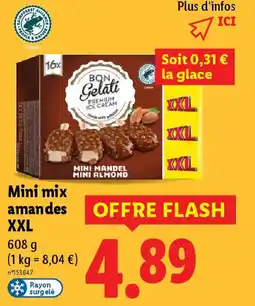 Lidl Mini mix amandes XXL offre