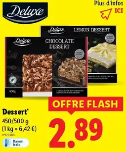 Lidl Dessert offre