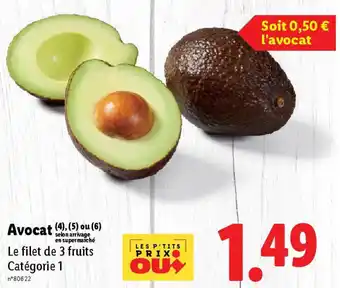 Lidl Avocat offre