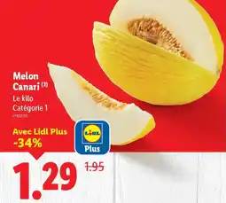 Lidl Melon Canari offre