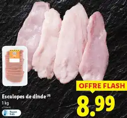 Lidl Escalopes de dinde offre