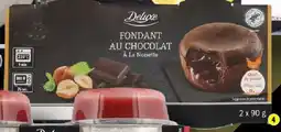 Lidl Fondant au chocolat noisette offre