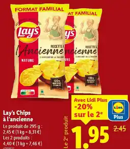 Lidl Lay's Chips à l'ancienne offre