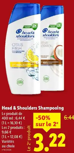 Lidl Head & Shoulders Shampooing offre