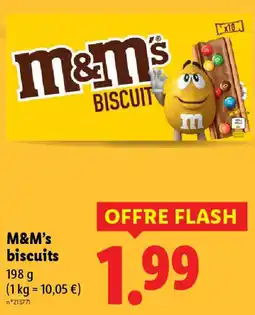 Lidl M&M's biscuits offre