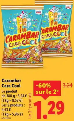 Lidl Carambar Cara Cool offre