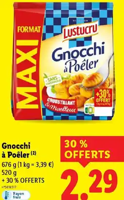 Lidl Gnocchi à Poêler offre