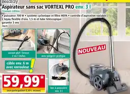 Norma Beldray Aspirateur sans sac VORTEXL PRO offre
