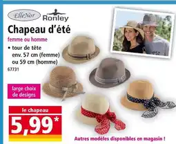 Norma ELLENOR RONLEY Chapeau d'été femme ou homme offre