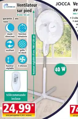 Norma JOCCA Ventilateur sur pied offre