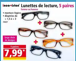 Norma INCA VISION Lunettes de lecture offre