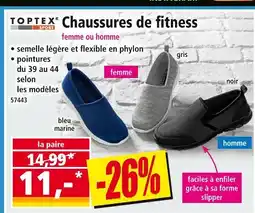 Norma TOPTEX SPORT Chaussures de fitness offre