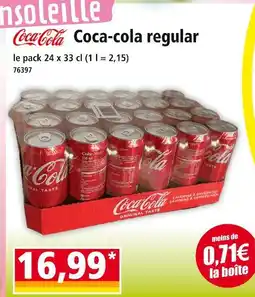 Norma Coca-Cola Coca-cola regular offre