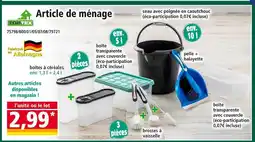 Norma TOPTEX boîte transparente avec couvercle offre