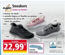Norma MAUI Sports Sneakers femme ou homme offre