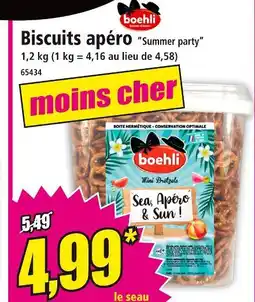 Norma BOEHLI Biscuits apéro summer party offre