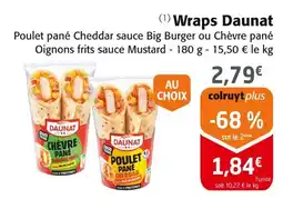 Colruyt Daunat Wraps offre