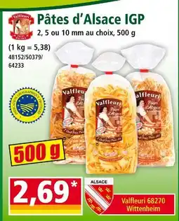 Norma VALFLEURI Pâtes d'Alsace IGP offre