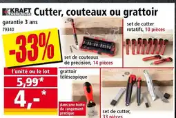 Norma KRAFT WERKZEUGE Cutter, couteaux ou grattoir offre