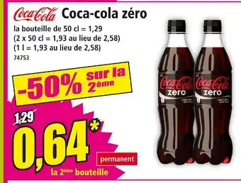 Norma COCA-COLA Coca-cola zéro offre