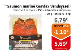 Colruyt Vendsyssel Saumon mariné Gravlax offre