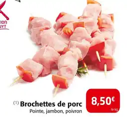 Colruyt Brochettes de porc offre