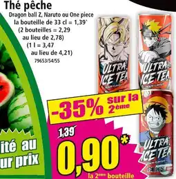 Norma Ultra Ice Tea Thé pêche offre