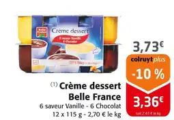 Colruyt Belle France Crème dessert offre