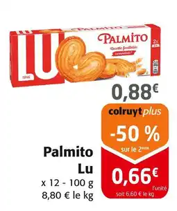 Colruyt Lu Palmito offre