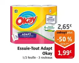 Colruyt OKAY Essuie-Tout Adapt offre