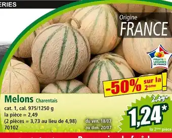 Norma Melons Charentais offre
