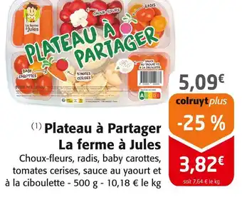 Colruyt La ferme à Jules Plateau à Partager offre