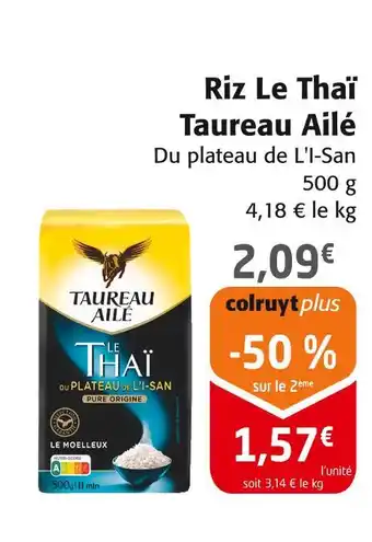 Colruyt Taureau Ailé Riz Le Thaï offre