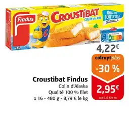 Colruyt Findus Croustibat offre