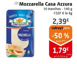 Colruyt Casa Azzura Mozzarella offre
