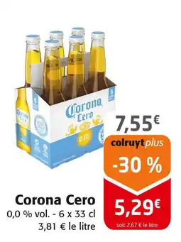 Colruyt Corona Cero offre
