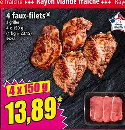 Norma 4 faux-filets à griller offre