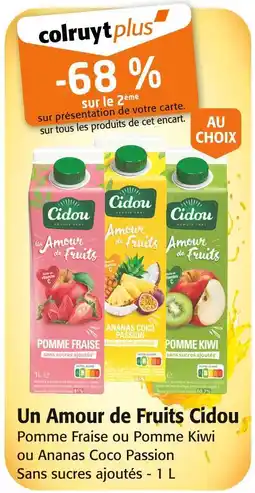 Colruyt Cidou Un Amour de Fruits Cidou offre