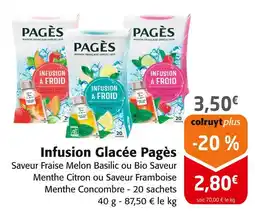 Colruyt Pagès Infusion Glacée offre