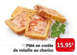 Colruyt Pâté en croûte de volaille au chorizo offre
