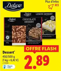 Lidl DELUXE Dessert offre