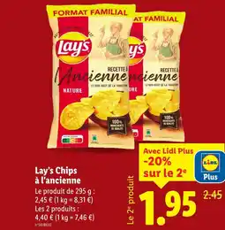 Lidl LAY'S Lay’s Chips à l'ancienne offre