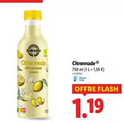 Lidl SOLEVITA Citronnade offre