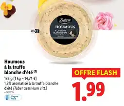 Lidl Deluxe Houmous à la truffe blanche d'été offre