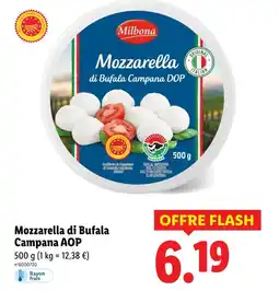 Lidl Milbona Mozzarella di Bufala Campana AOP offre